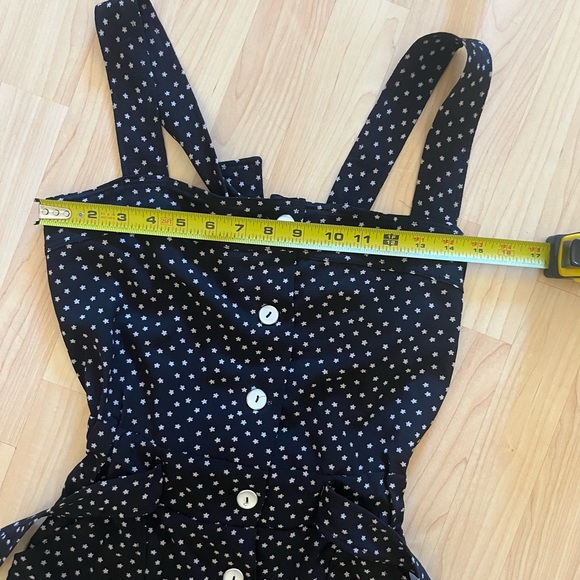 Ayla Navy Polka Dot Romper - Picture 3 of 6